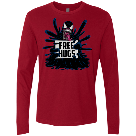 T-Shirts Cardinal / S Symbiote Hugs Men's Premium Long Sleeve