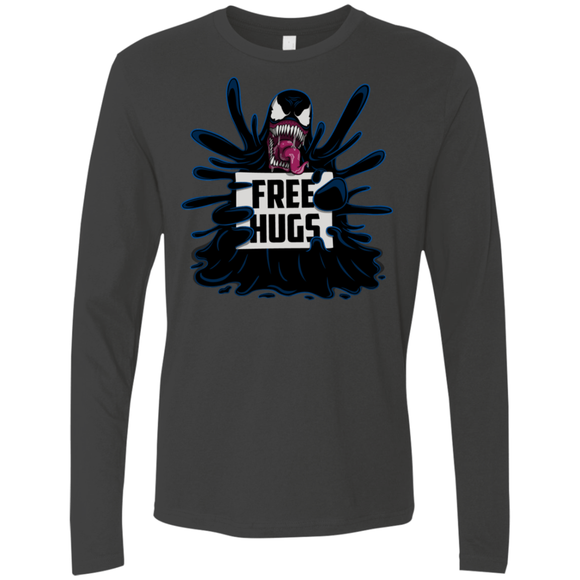 T-Shirts Heavy Metal / S Symbiote Hugs Men's Premium Long Sleeve