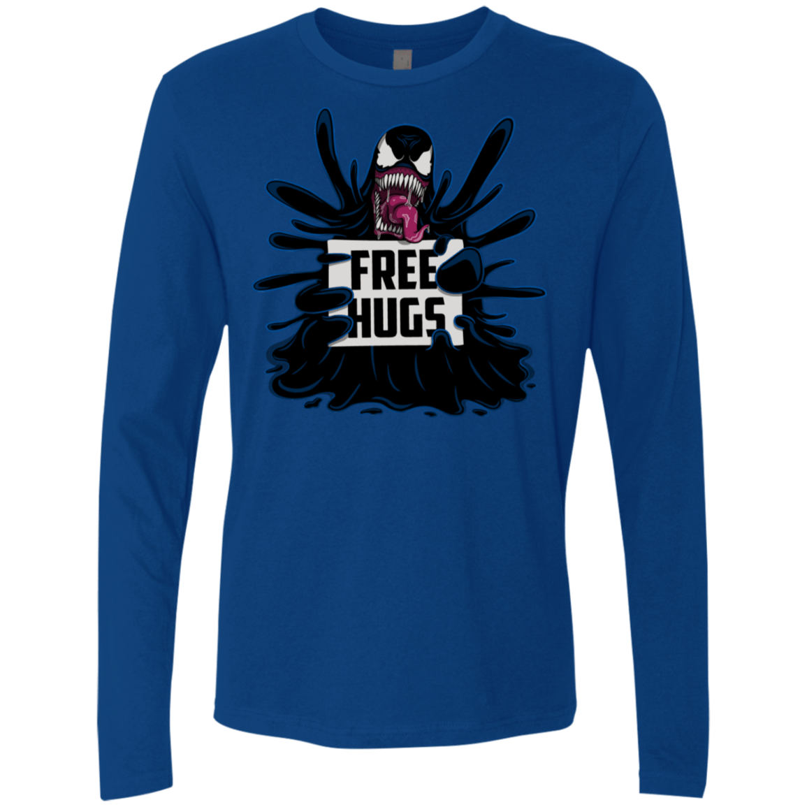 T-Shirts Royal / S Symbiote Hugs Men's Premium Long Sleeve