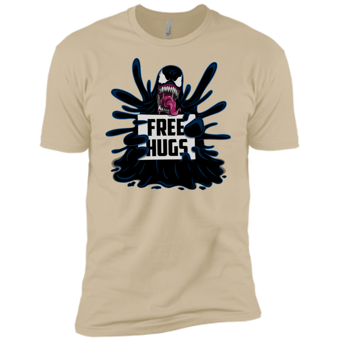 T-Shirts Sand / X-Small Symbiote Hugs Men's Premium T-Shirt