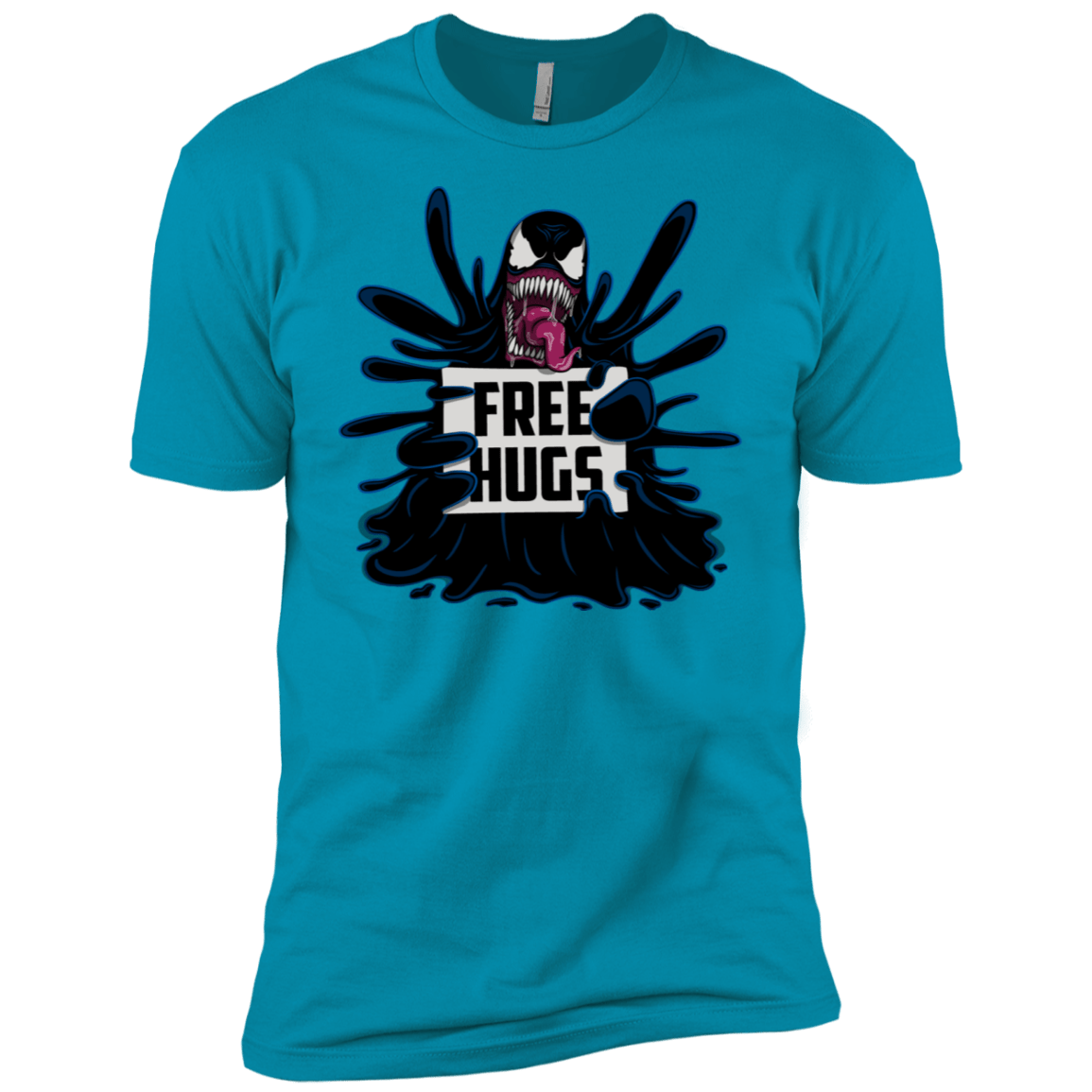 T-Shirts Turquoise / X-Small Symbiote Hugs Men's Premium T-Shirt