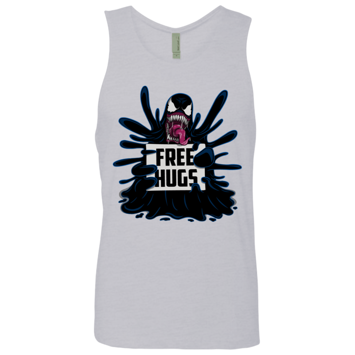 T-Shirts Heather Grey / S Symbiote Hugs Men's Premium Tank Top