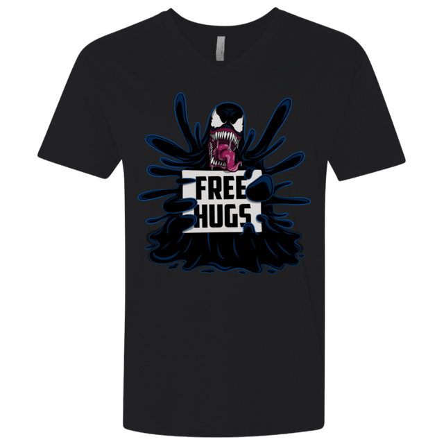 T-Shirts Black / X-Small Symbiote Hugs Men's Premium V-Neck