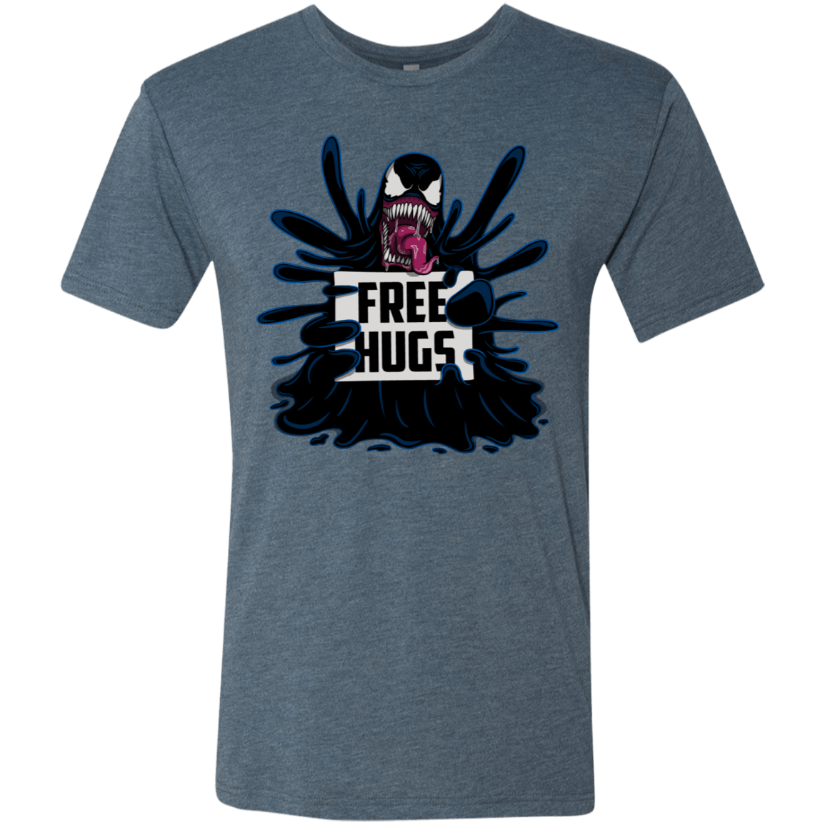 T-Shirts Indigo / S Symbiote Hugs Men's Triblend T-Shirt