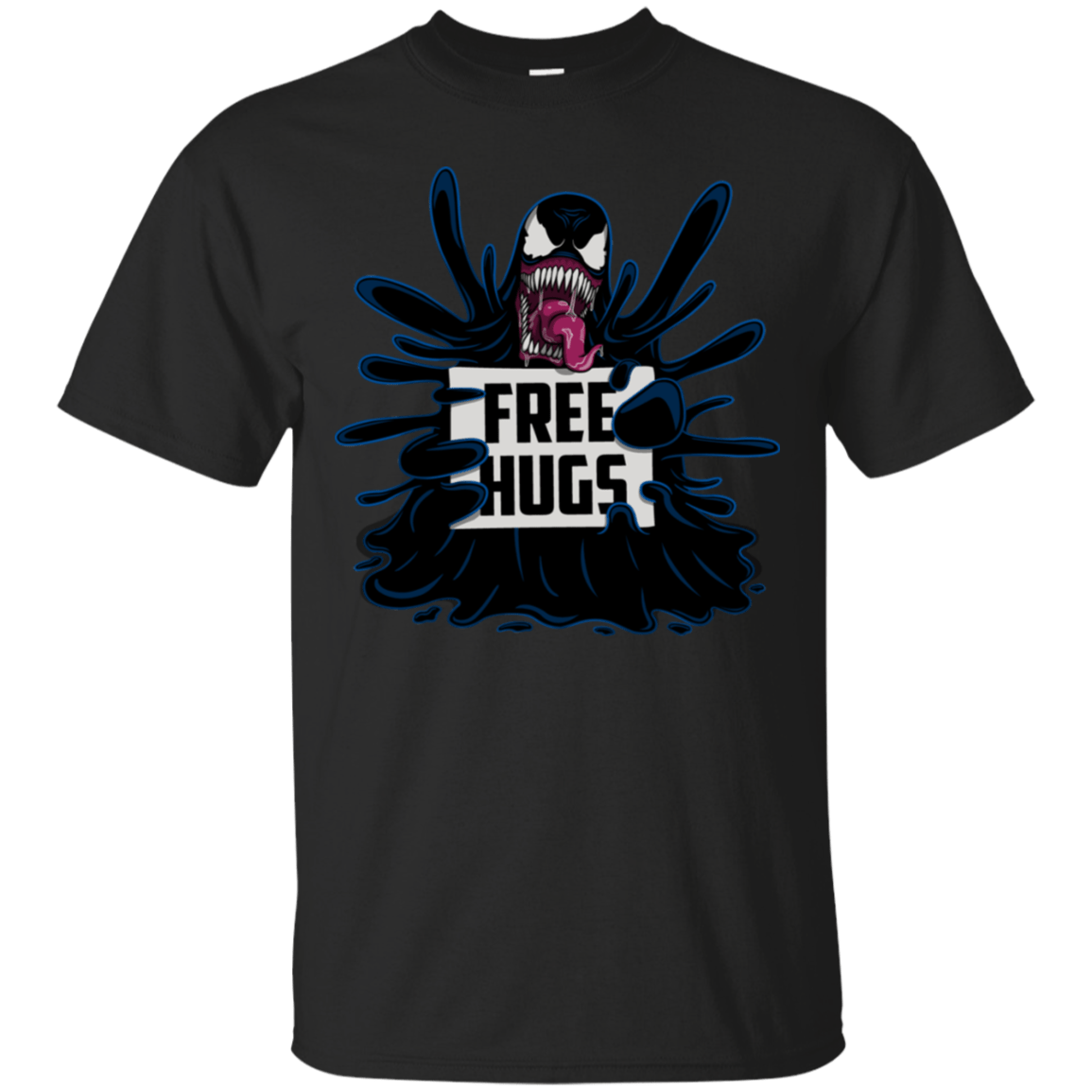 T-Shirts Black / S Symbiote Hugs T-Shirt