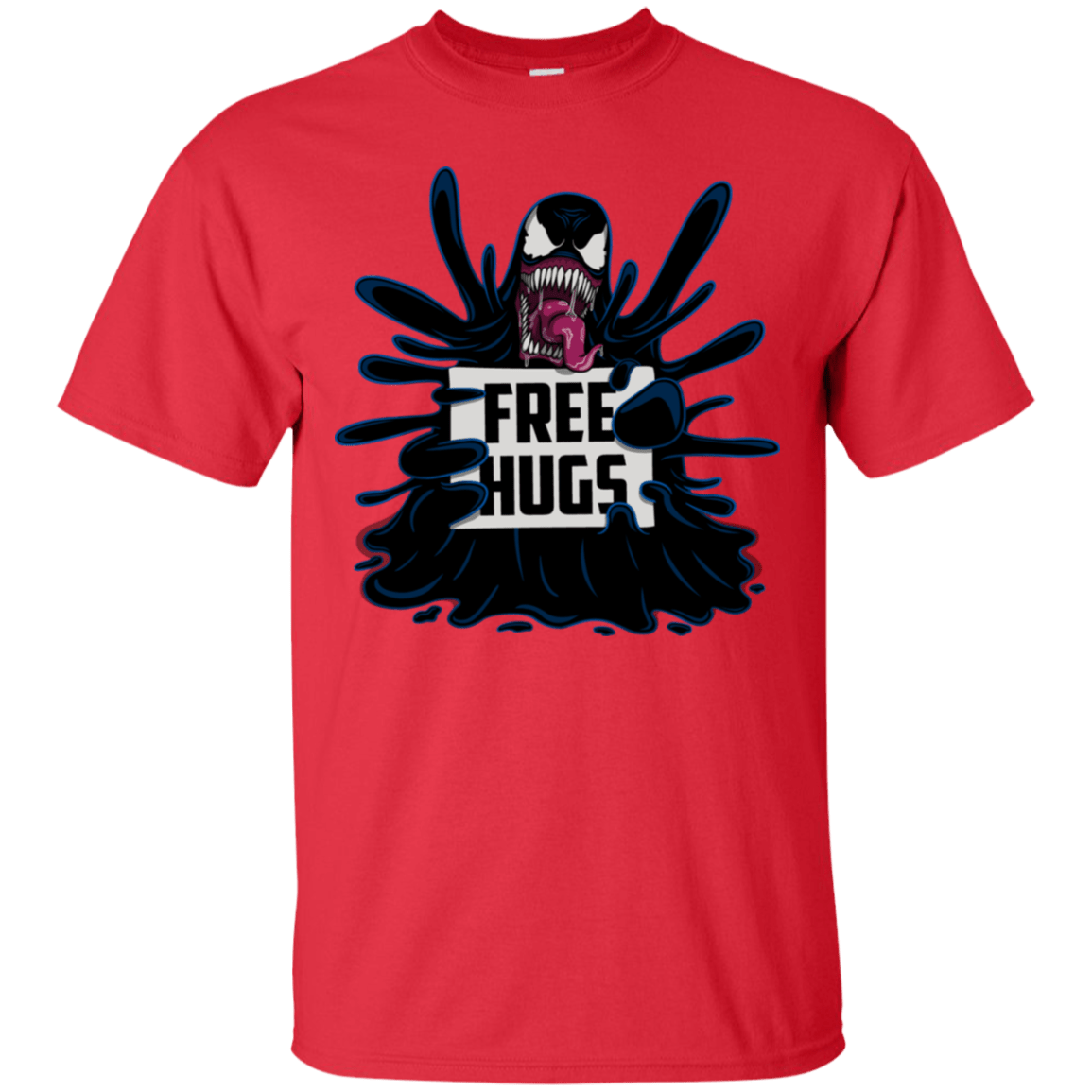 T-Shirts Red / S Symbiote Hugs T-Shirt