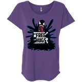 T-Shirts Purple Rush / X-Small Symbiote Hugs Triblend Dolman Sleeve