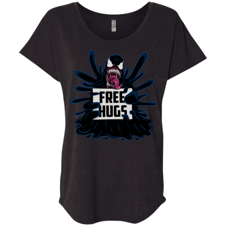 T-Shirts Vintage Black / X-Small Symbiote Hugs Triblend Dolman Sleeve