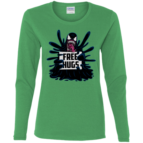 T-Shirts Irish Green / S Symbiote Hugs Women's Long Sleeve T-Shirt