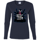 T-Shirts Navy / S Symbiote Hugs Women's Long Sleeve T-Shirt