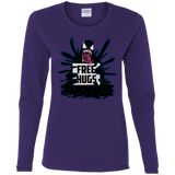T-Shirts Purple / S Symbiote Hugs Women's Long Sleeve T-Shirt