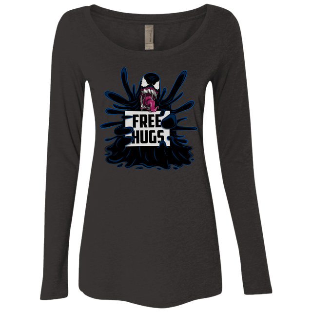 T-Shirts Vintage Black / S Symbiote Hugs Women's Triblend Long Sleeve Shirt