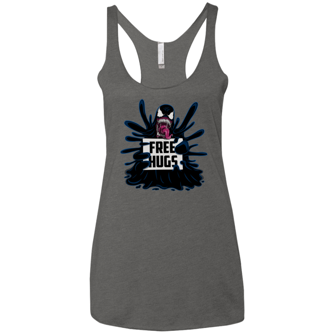 T-Shirts Premium Heather / X-Small Symbiote Hugs Women's Triblend Racerback Tank