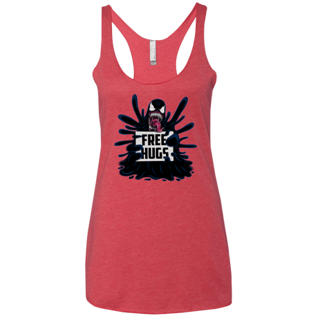 T-Shirts Vintage Red / X-Small Symbiote Hugs Women's Triblend Racerback Tank