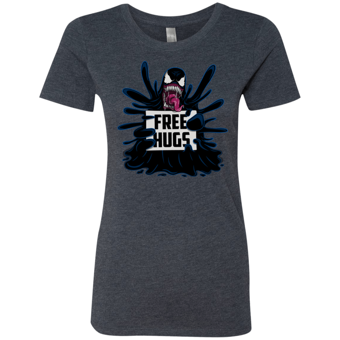 T-Shirts Vintage Navy / S Symbiote Hugs Women's Triblend T-Shirt