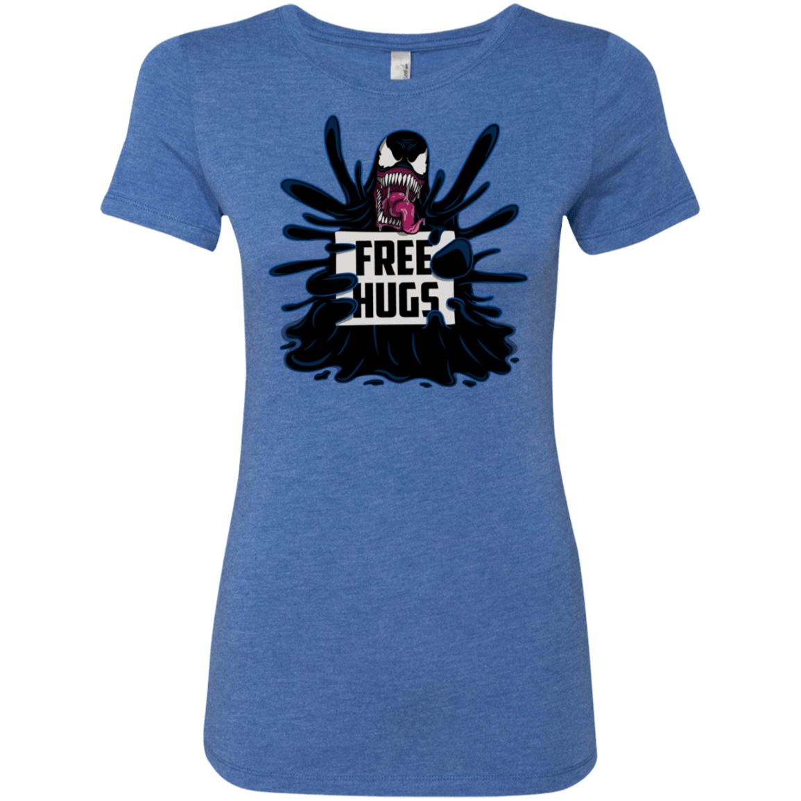 T-Shirts Vintage Royal / S Symbiote Hugs Women's Triblend T-Shirt