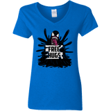 T-Shirts Royal / S Symbiote Hugs Women's V-Neck T-Shirt