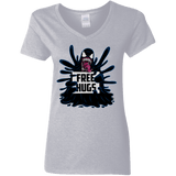 T-Shirts Sport Grey / S Symbiote Hugs Women's V-Neck T-Shirt