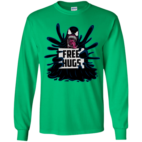 T-Shirts Irish Green / YS Symbiote Hugs Youth Long Sleeve T-Shirt