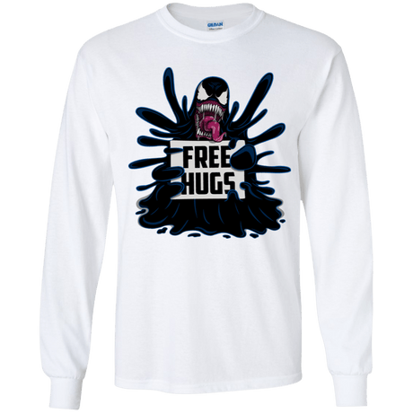 T-Shirts White / YS Symbiote Hugs Youth Long Sleeve T-Shirt