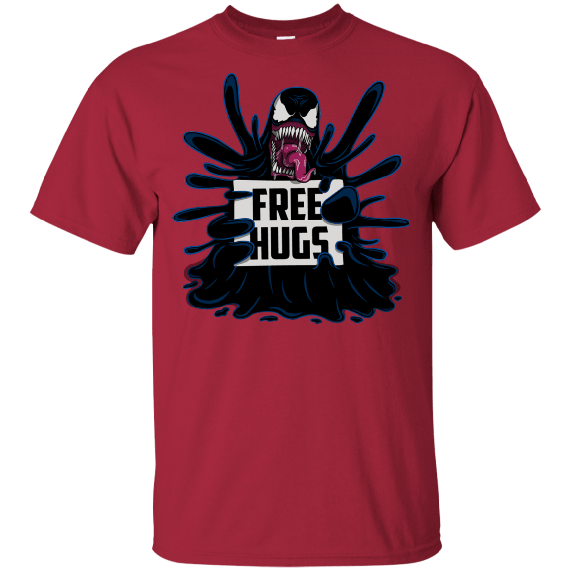 T-Shirts Cardinal / YXS Symbiote Hugs Youth T-Shirt