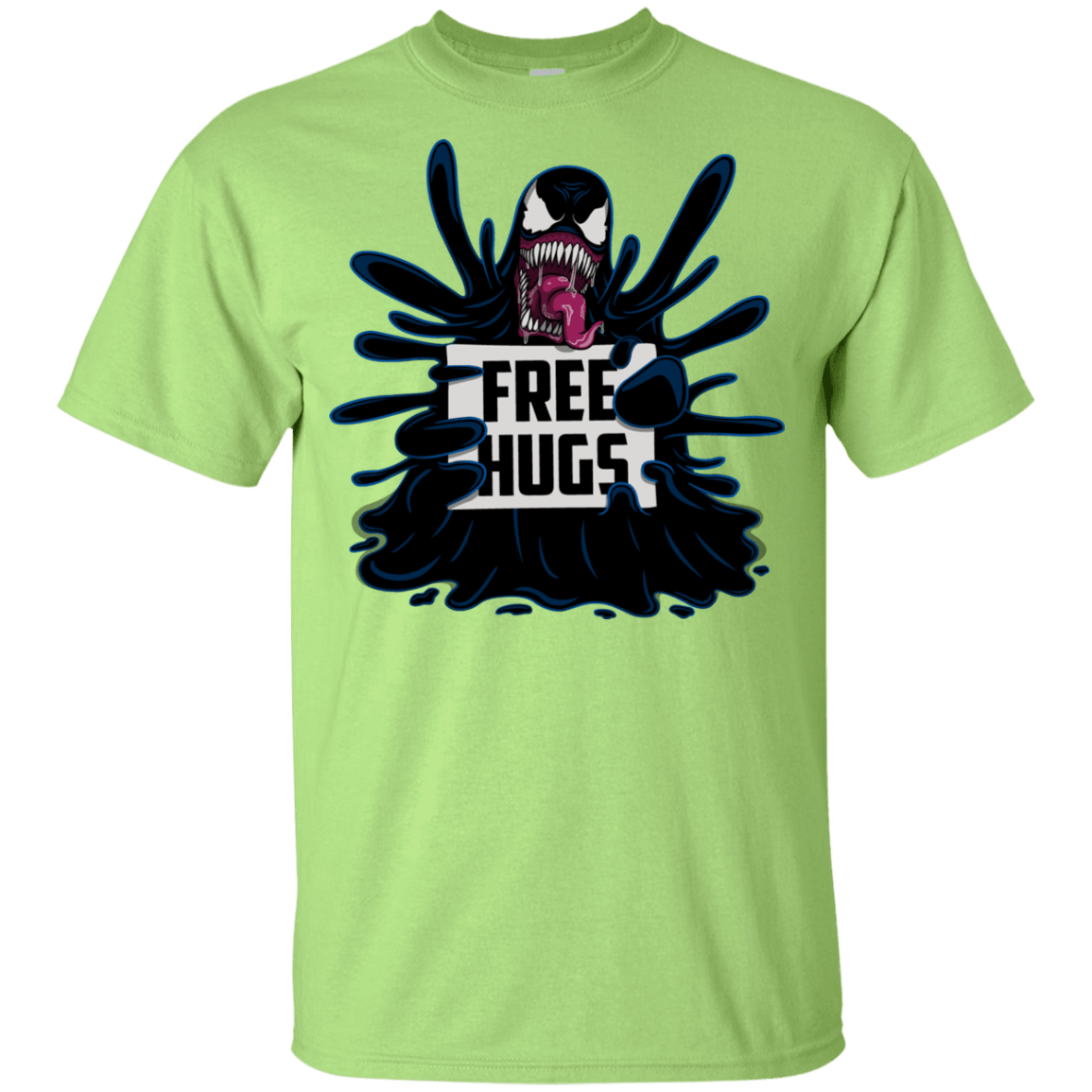 T-Shirts Mint Green / YXS Symbiote Hugs Youth T-Shirt