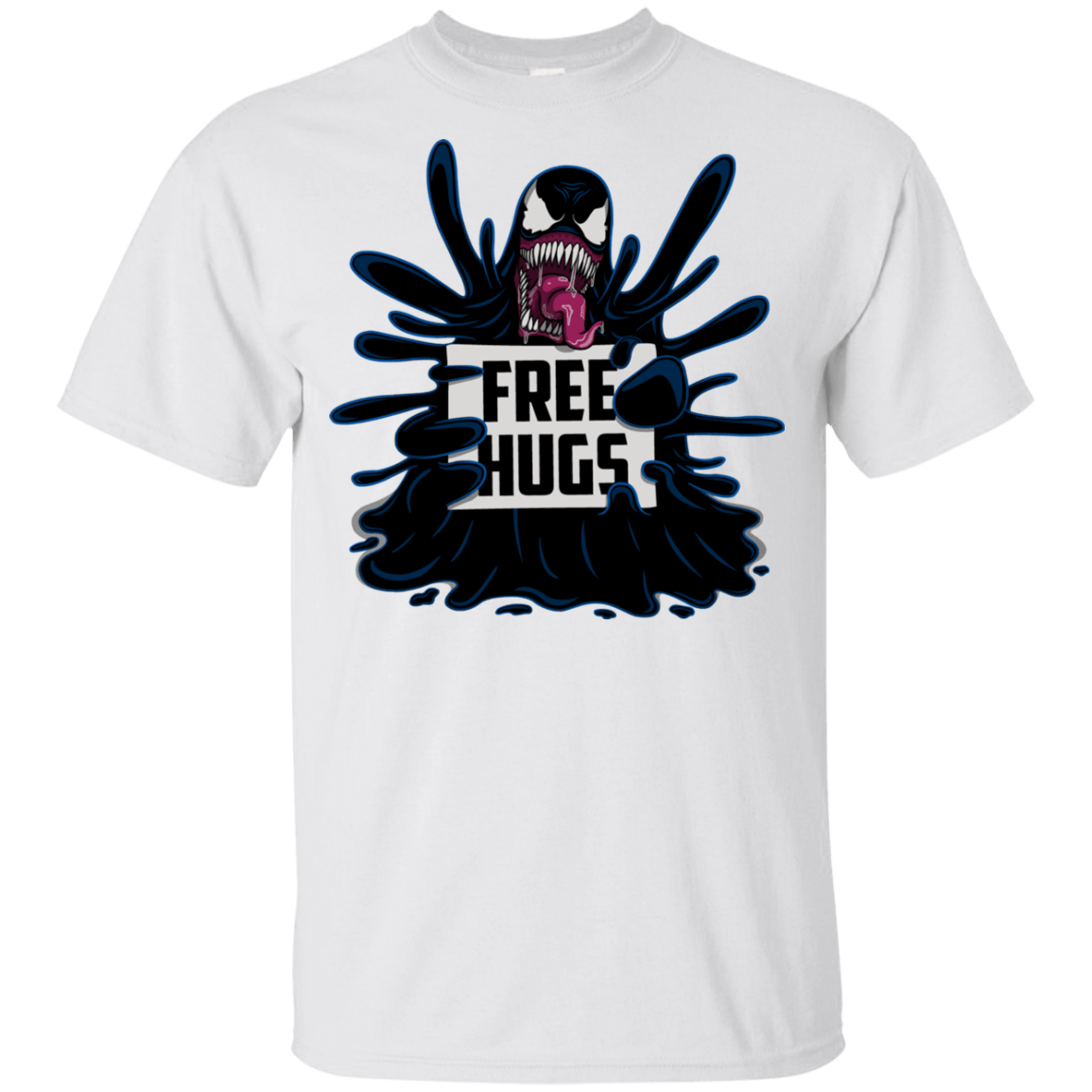 T-Shirts White / YXS Symbiote Hugs Youth T-Shirt