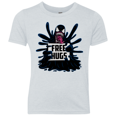 T-Shirts Heather White / YXS Symbiote Hugs Youth Triblend T-Shirt