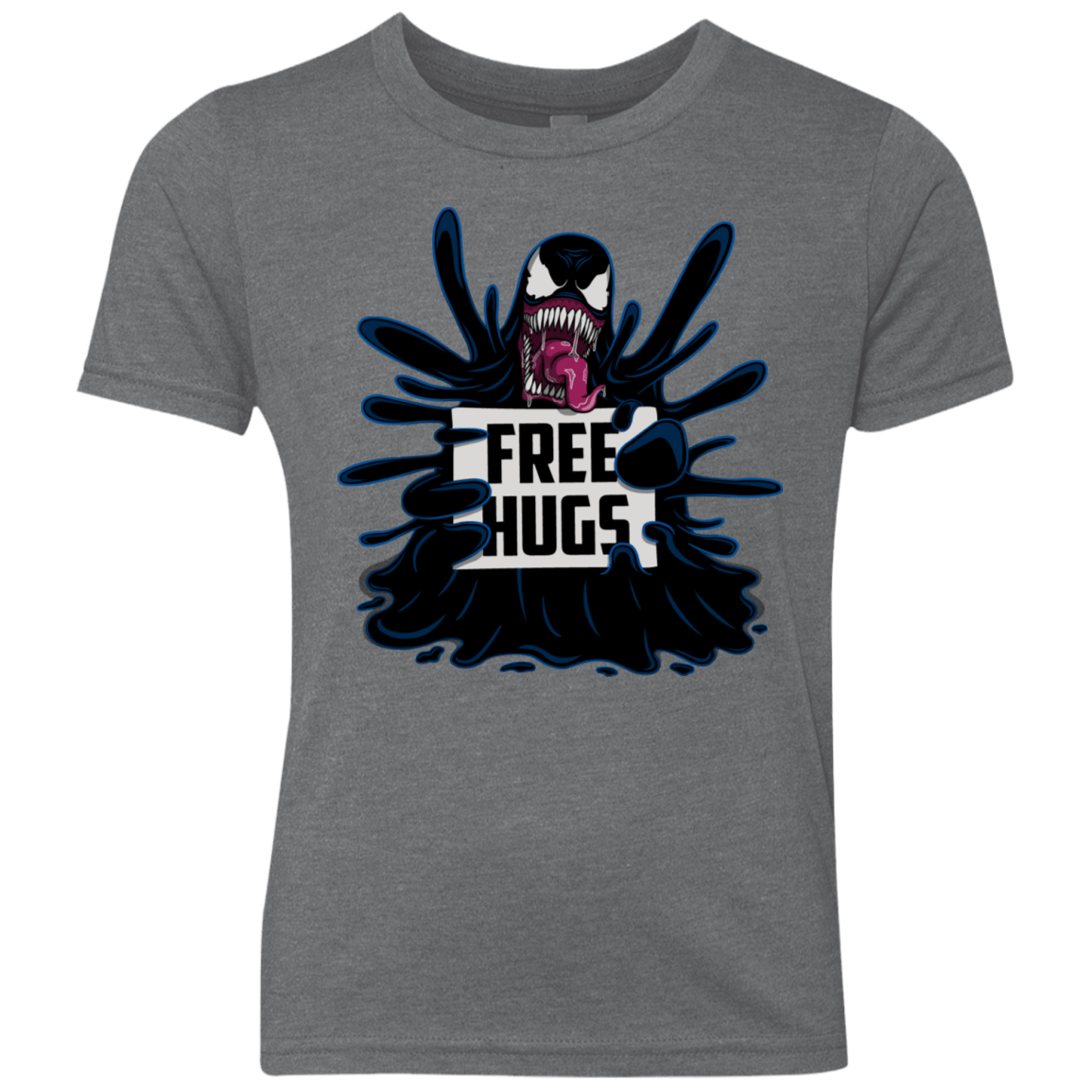 T-Shirts Premium Heather / YXS Symbiote Hugs Youth Triblend T-Shirt