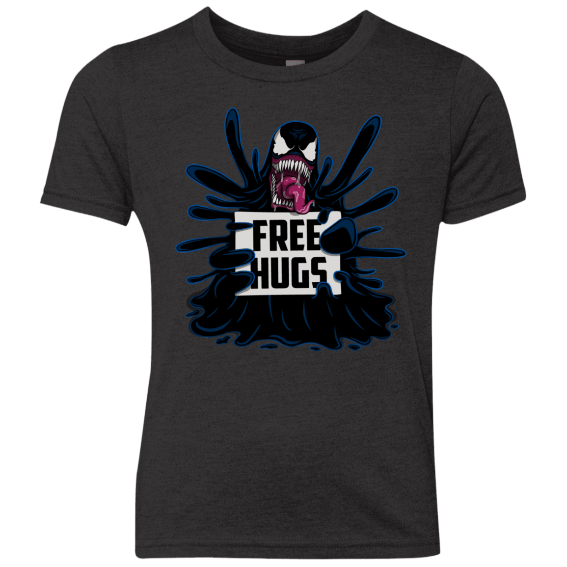 T-Shirts Vintage Black / YXS Symbiote Hugs Youth Triblend T-Shirt