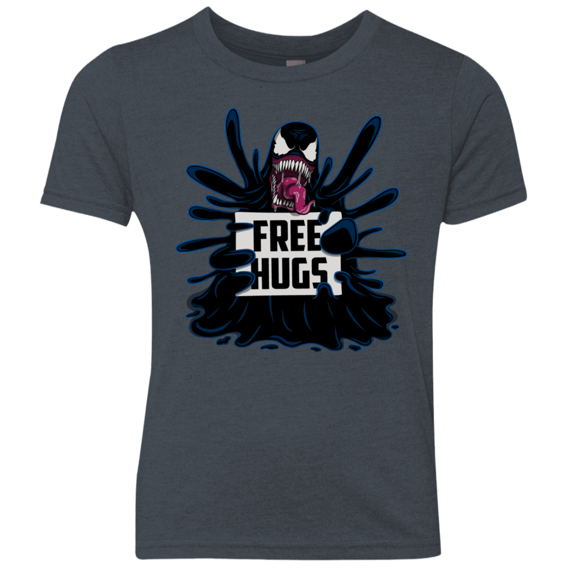 T-Shirts Vintage Navy / YXS Symbiote Hugs Youth Triblend T-Shirt