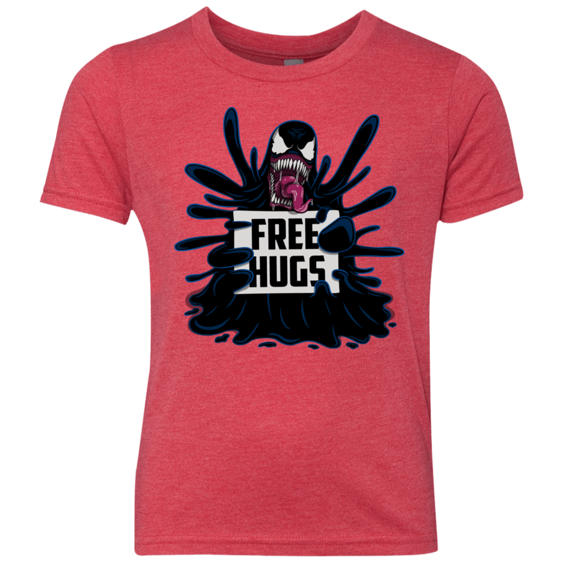 T-Shirts Vintage Red / YXS Symbiote Hugs Youth Triblend T-Shirt
