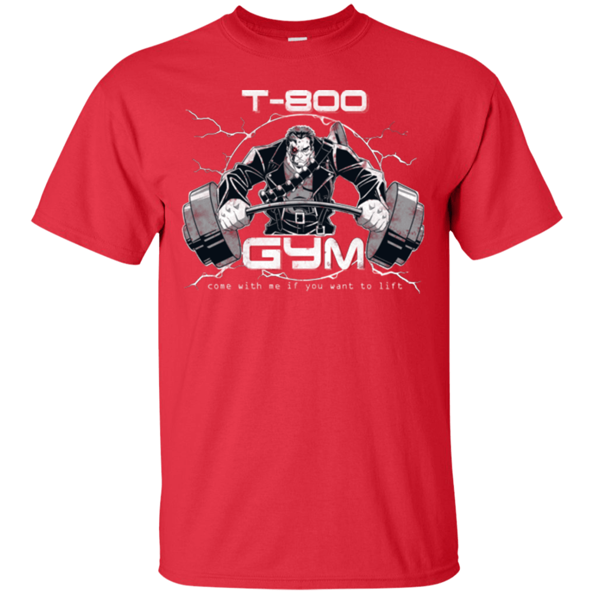 T-Shirts Red / Small T-800 gym T-Shirt