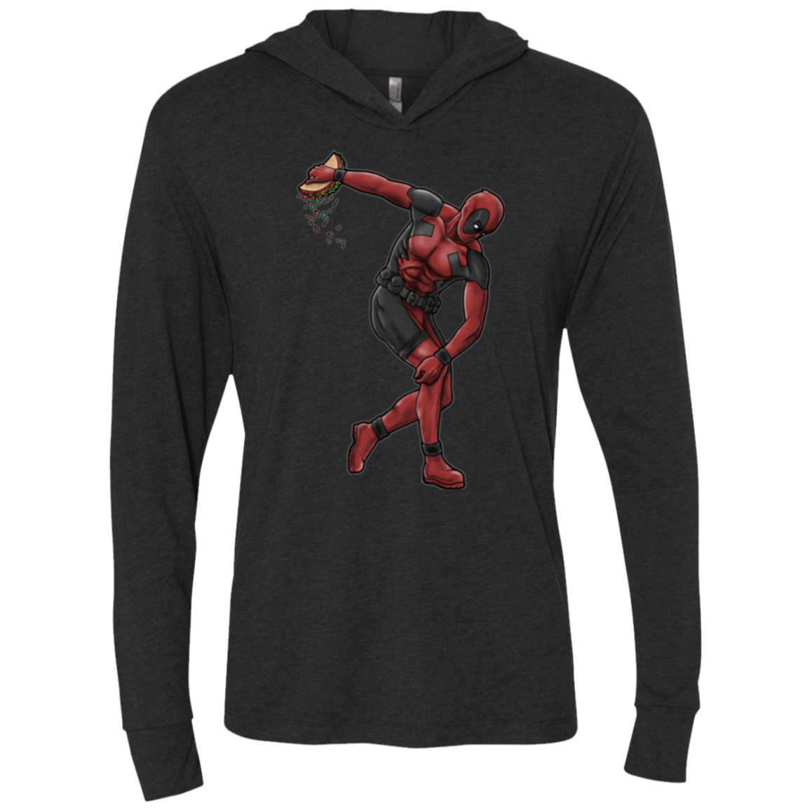 T-Shirts Vintage Black / X-Small Tacobolus Triblend Long Sleeve Hoodie Tee