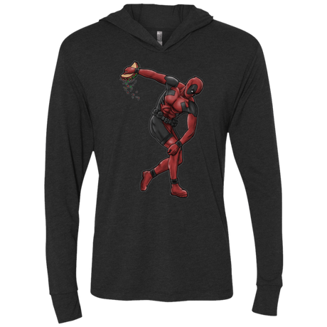 T-Shirts Vintage Black / X-Small Tacobolus Triblend Long Sleeve Hoodie Tee