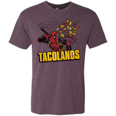 T-Shirts Vintage Purple / Small Tacolands Men's Triblend T-Shirt