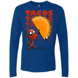 T-Shirts Royal / Small Tacos Men's Premium Long Sleeve