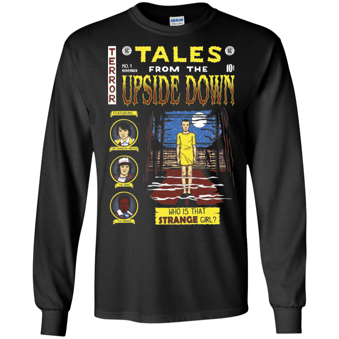 T-Shirts Black / S Tales from the Upside Down Men's Long Sleeve T-Shirt