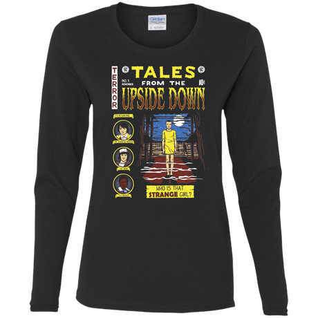 T-Shirts Black / S Tales from the Upside Down Women's Long Sleeve T-Shirt