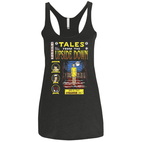 T-Shirts Vintage Black / X-Small Tales from the Upside Down Women's Triblend Racerback Tank