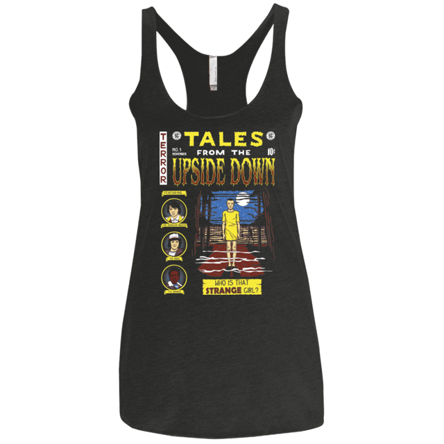 T-Shirts Vintage Black / X-Small Tales from the Upside Down Women's Triblend Racerback Tank