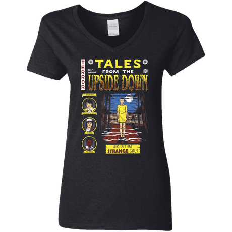 T-Shirts Black / S Tales from the Upside Down Women's V-Neck T-Shirt