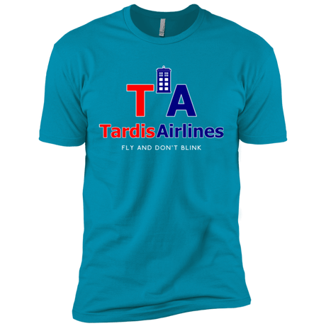 T-Shirts Turquoise / X-Small Tardis Airlines Men's Premium T-Shirt