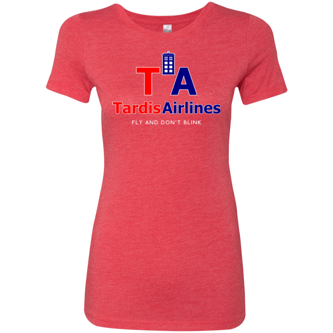 T-Shirts Vintage Red / Small Tardis Airlines Women's Triblend T-Shirt