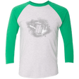 T-Shirts Heather White/Envy / X-Small Tardis Men's Triblend 3/4 Sleeve