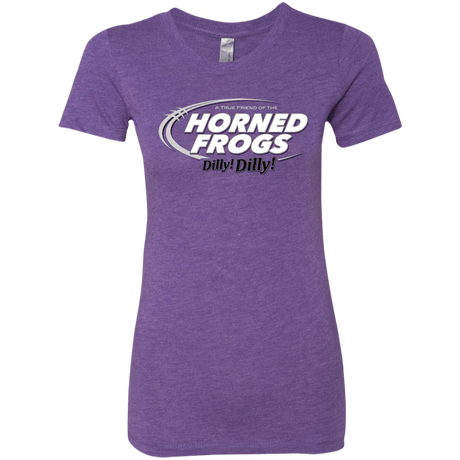 T-Shirts Purple Rush / Small TCU Dilly Dilly Women's Triblend T-Shirt