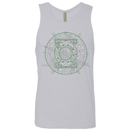 T-Shirts Heather Grey / Small Tech lantern Men's Premium Tank Top