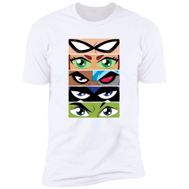 T-Shirts White / S Teen Titans OG Eyes Men's Premium T-Shirt