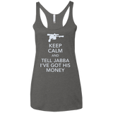 T-Shirts Premium Heather / X-Small Tell Jabba (2) Women's Triblend Racerback Tank