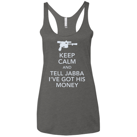 T-Shirts Premium Heather / X-Small Tell Jabba (2) Women's Triblend Racerback Tank